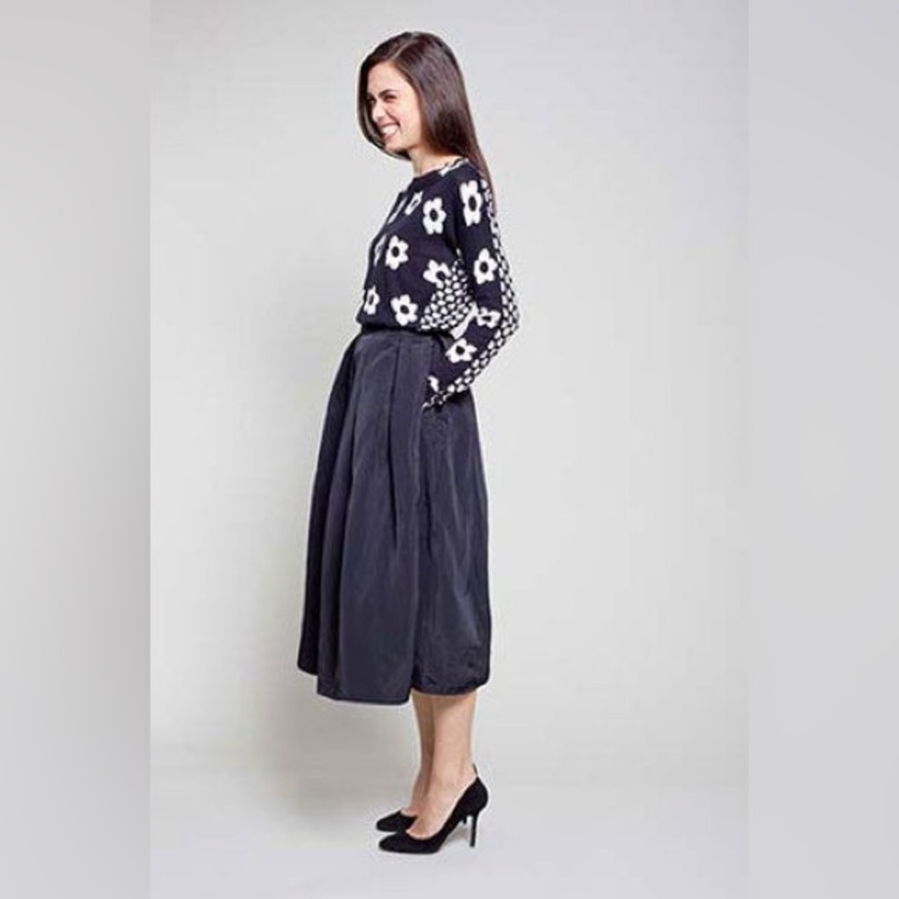 Lord & Taylor • 424 Fifth taffeta pleated midi skirt